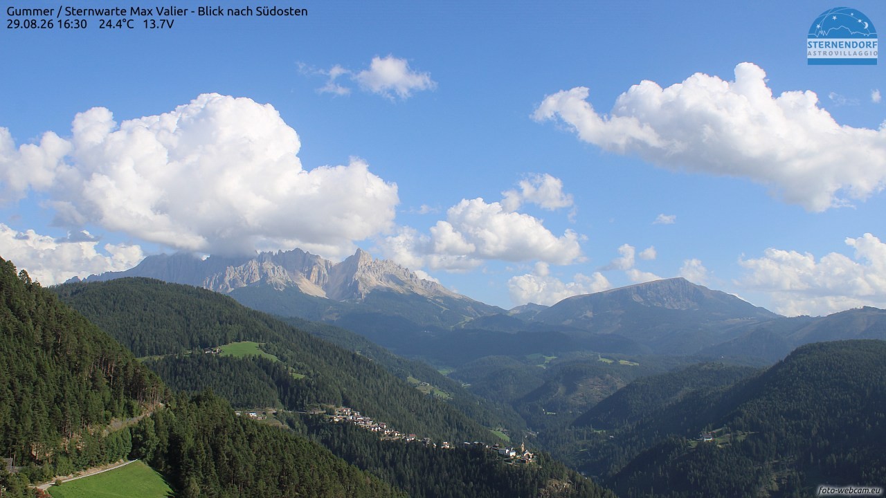 Archiv Foto Webcam Gummer - Sternwarte Max Valier