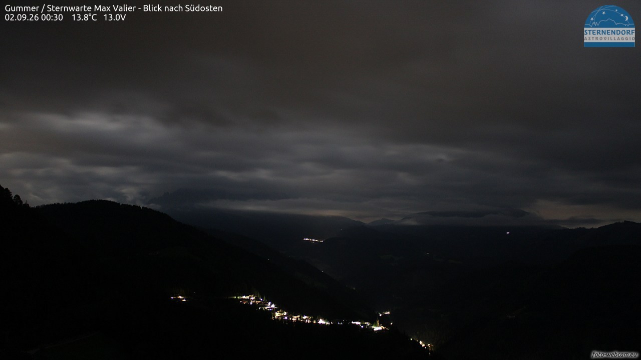Archiv Foto Webcam Gummer - Sternwarte Max Valier