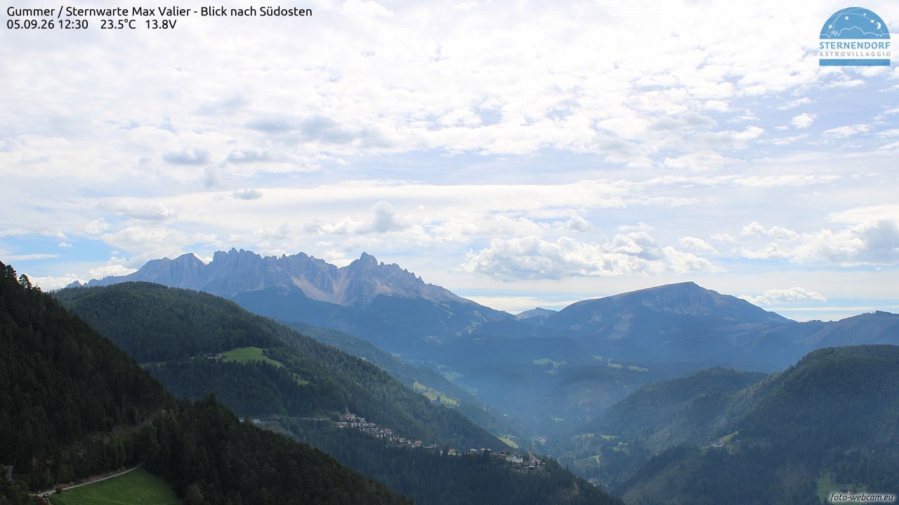 Archiv Foto Webcam Gummer - Sternwarte Max Valier