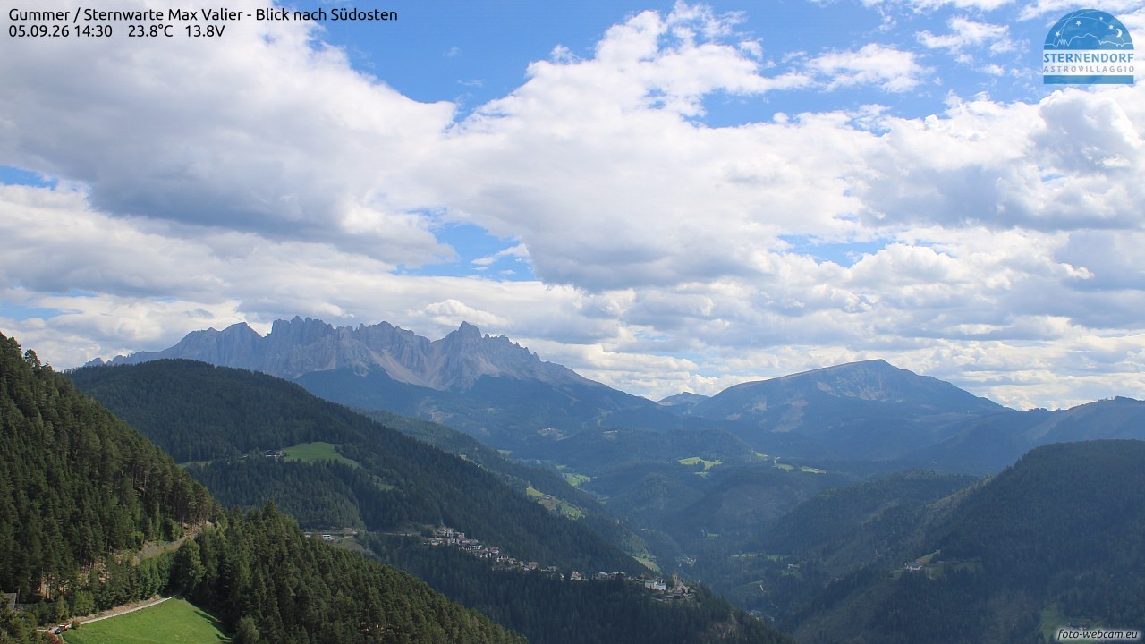 Archiv Foto Webcam Gummer - Sternwarte Max Valier