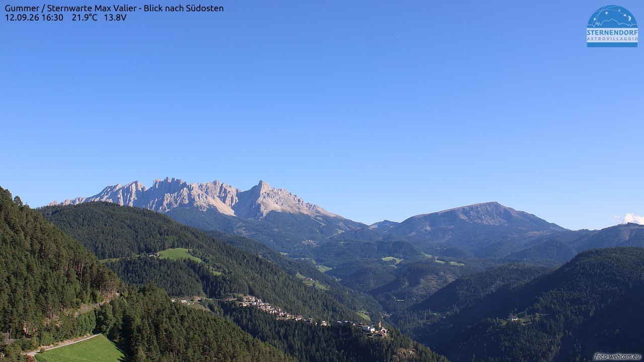 Archiv Foto Webcam Gummer - Sternwarte Max Valier