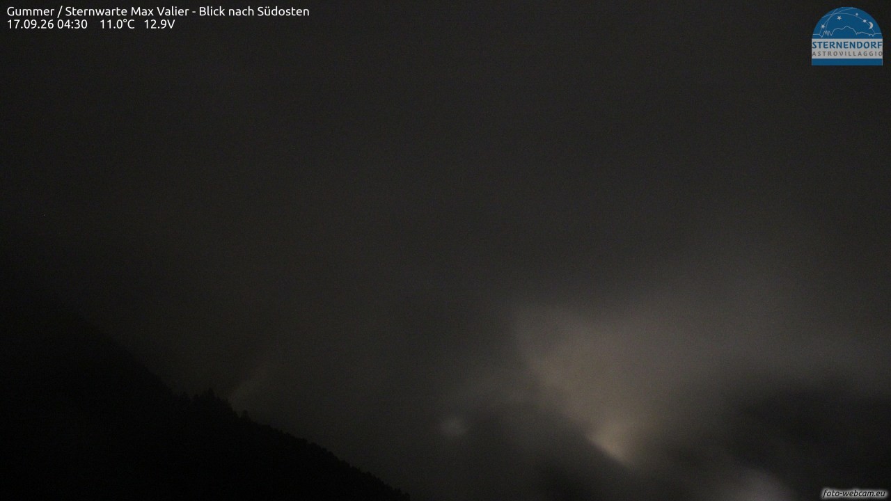 Archiv Foto Webcam Gummer - Sternwarte Max Valier