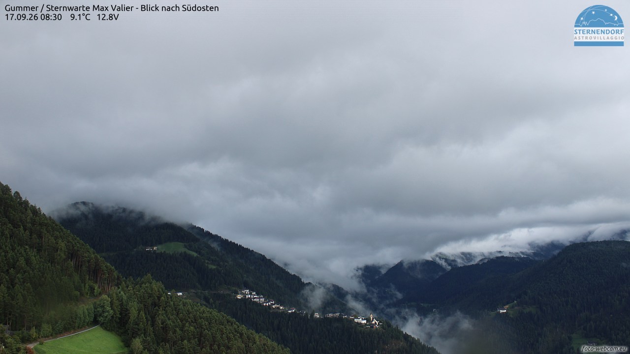 Archiv Foto Webcam Gummer - Sternwarte Max Valier