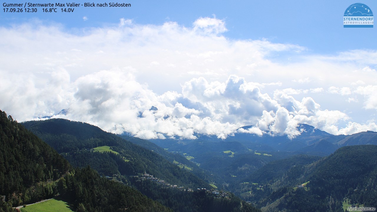 Archiv Foto Webcam Gummer - Sternwarte Max Valier