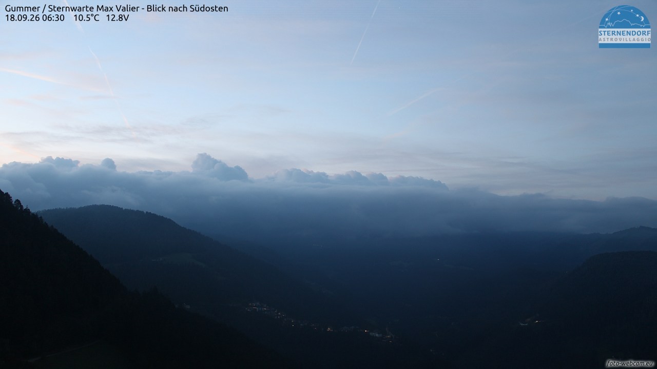 Archived image Webcam Gummer - View to Southeast