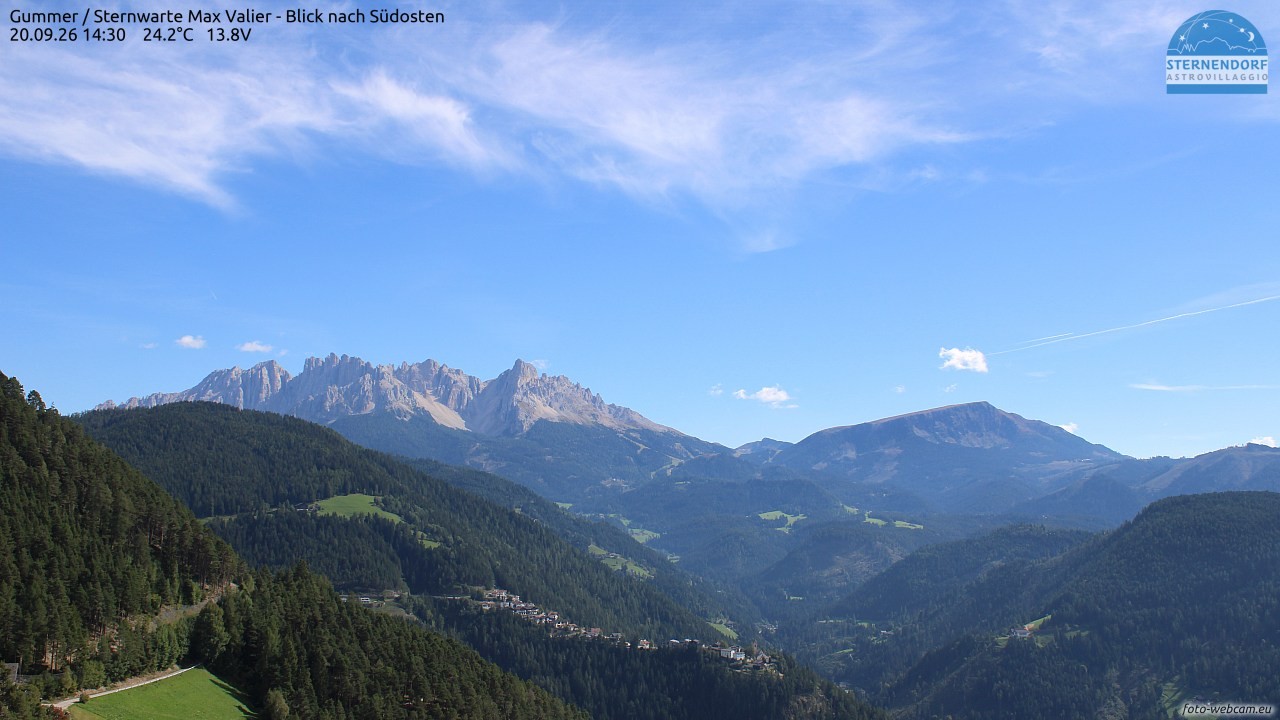 Archiv Foto Webcam Gummer - Sternwarte Max Valier