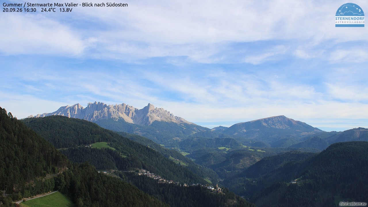 Archiv Foto Webcam Gummer - Sternwarte Max Valier