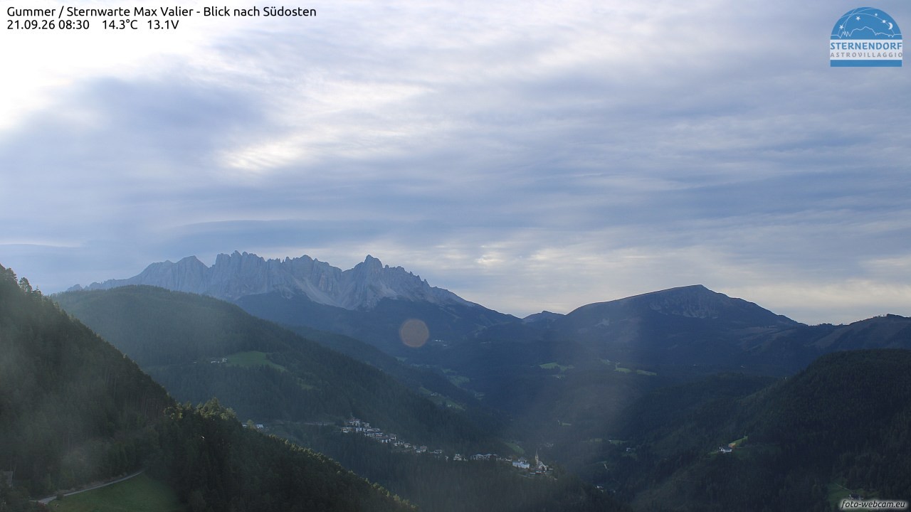 Archiv Foto Webcam Gummer - Sternwarte Max Valier