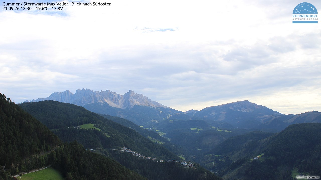 Archiv Foto Webcam Gummer - Sternwarte Max Valier