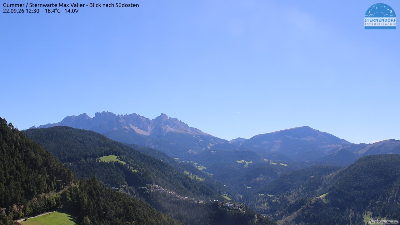 Archiv Foto Webcam Gummer - Sternwarte Max Valier