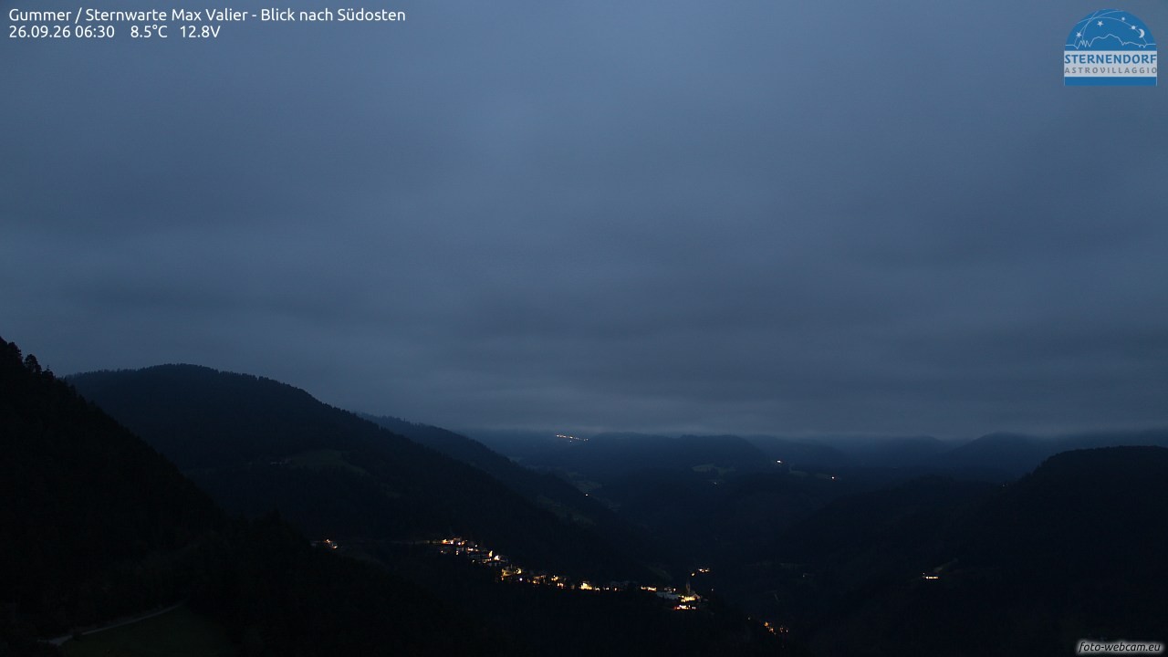 Archived image Webcam Gummer - View to Southeast