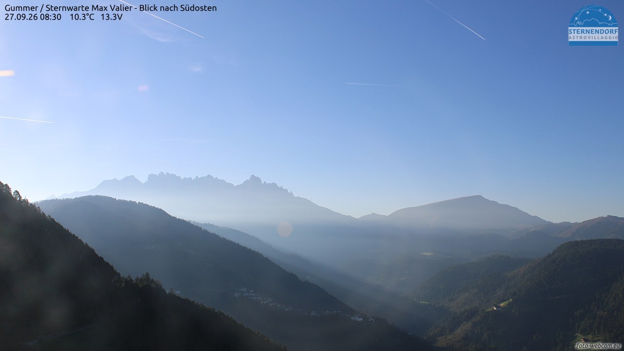 Archiv Foto Webcam Gummer - Sternwarte Max Valier