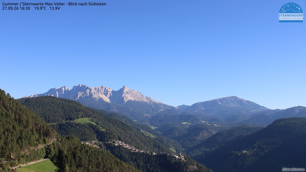 Archiv Foto Webcam Gummer - Sternwarte Max Valier