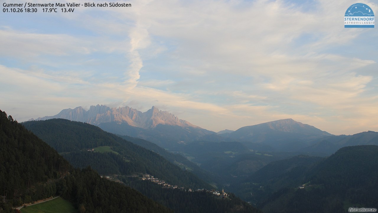 Archiv Foto Webcam Gummer - Sternwarte Max Valier