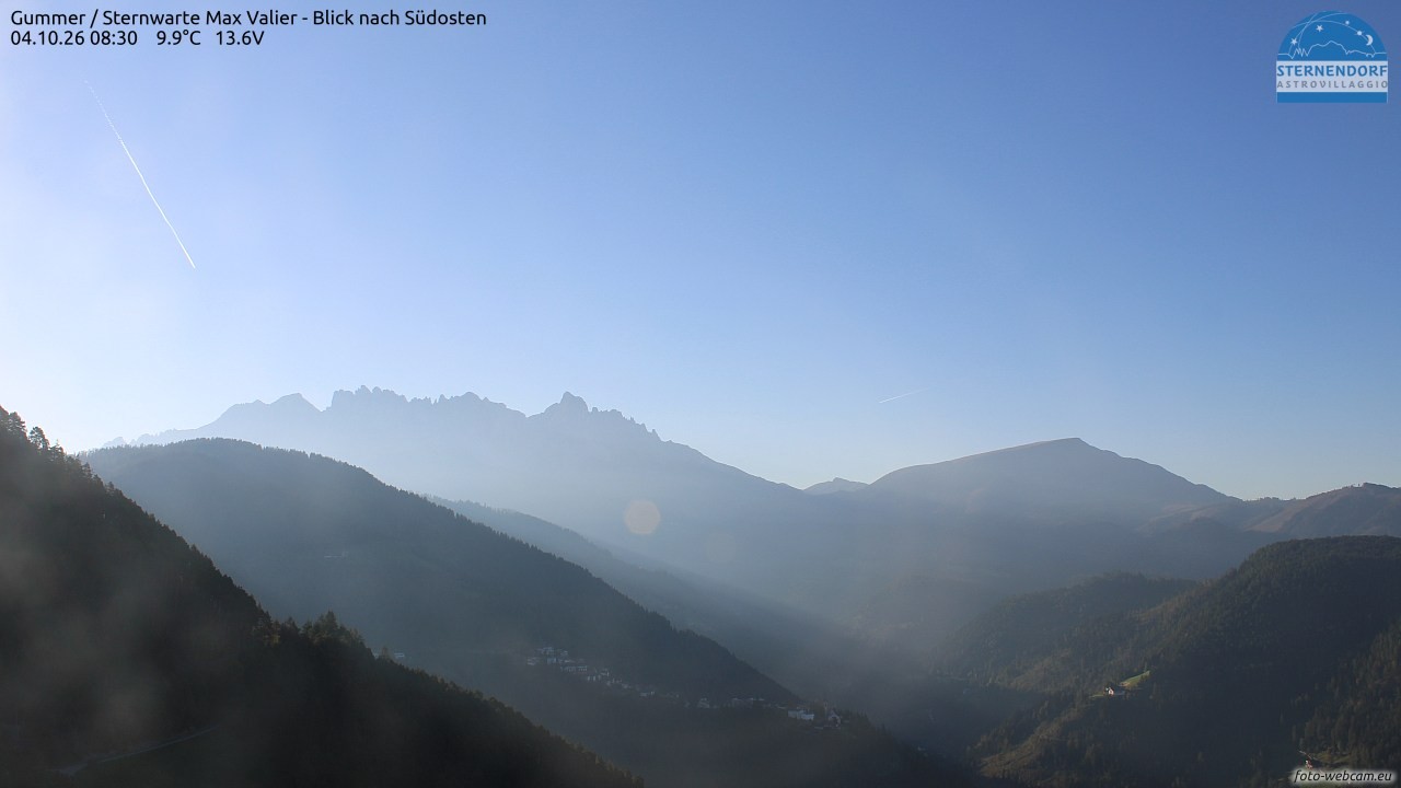Archived image Webcam Gummer - View to Southeast