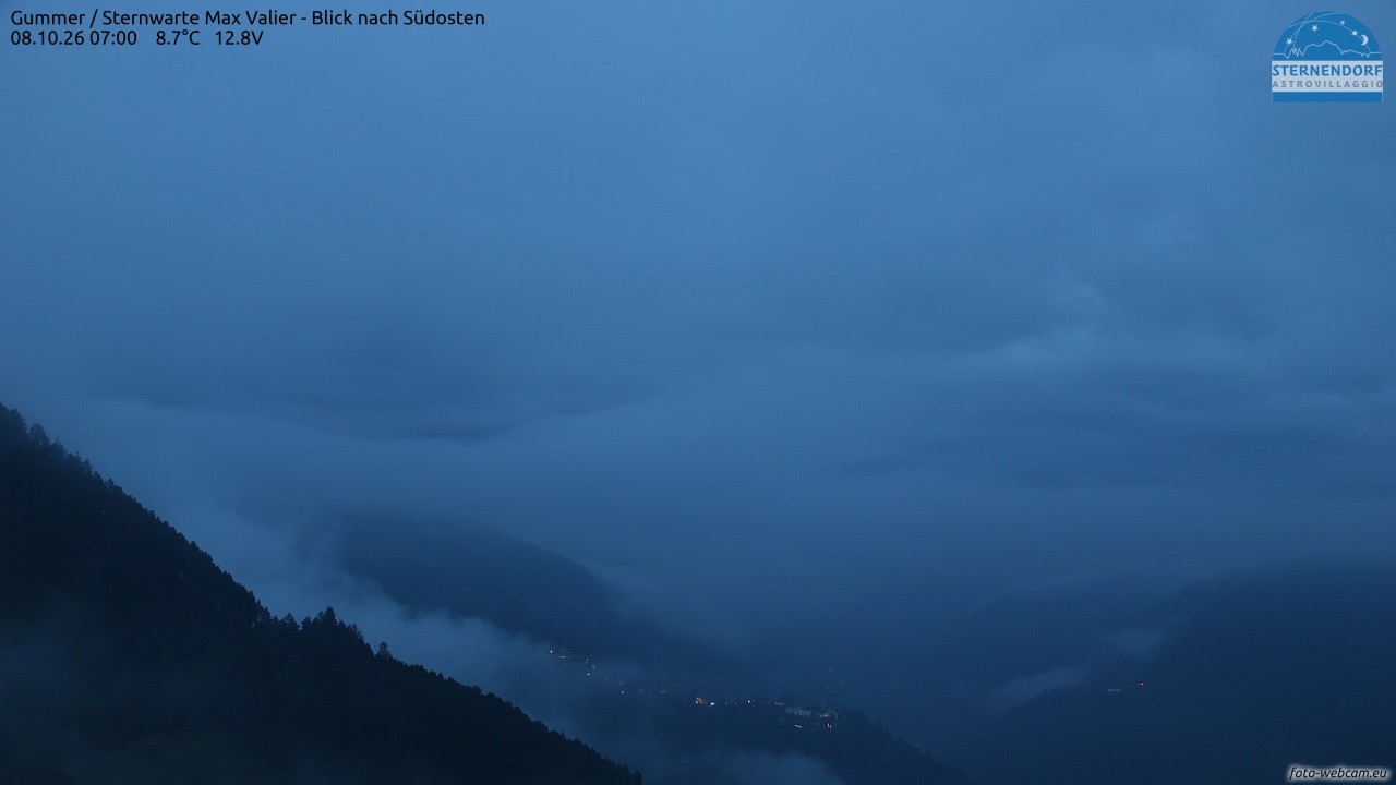 Archived image Webcam Gummer - View to Southeast