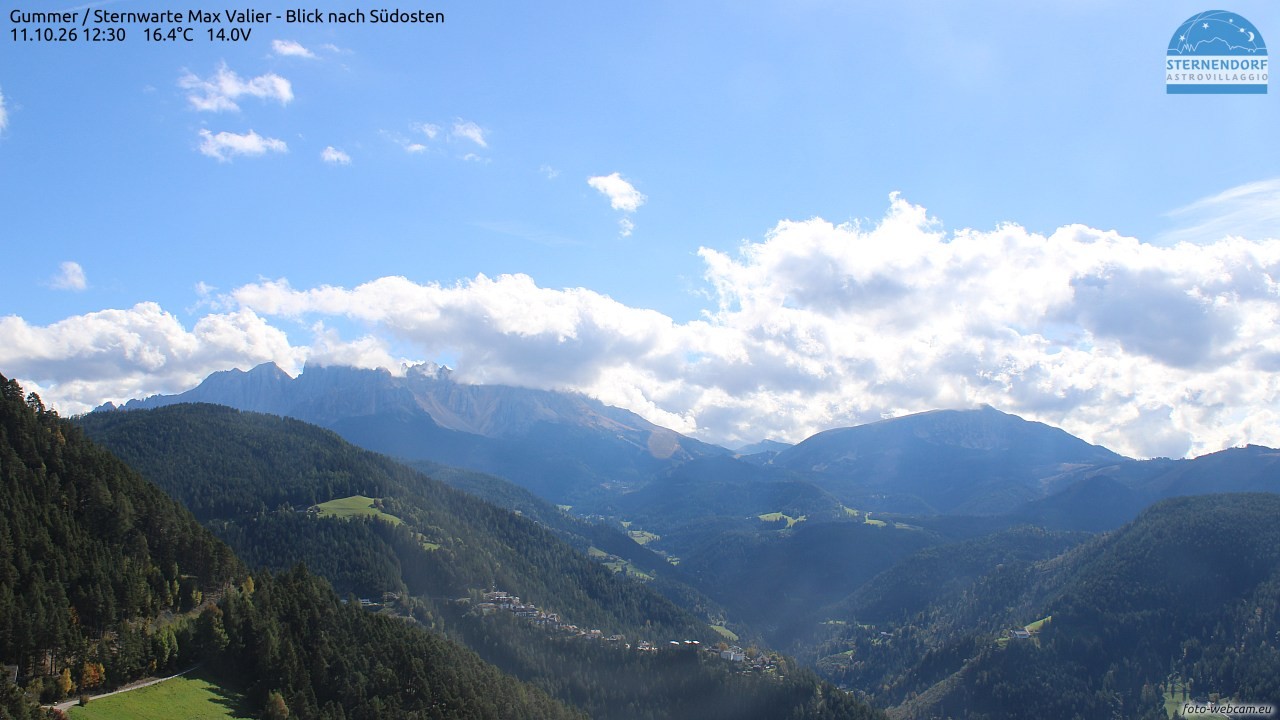 Archiv Foto Webcam Gummer - Sternwarte Max Valier