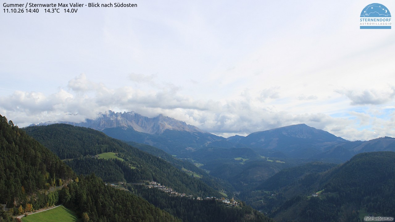 Archiv Foto Webcam Gummer - Sternwarte Max Valier