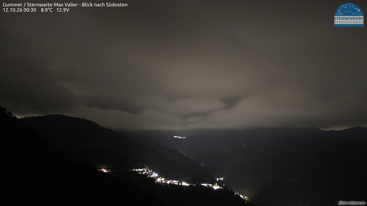 Archiv Foto Webcam Gummer - Sternwarte Max Valier