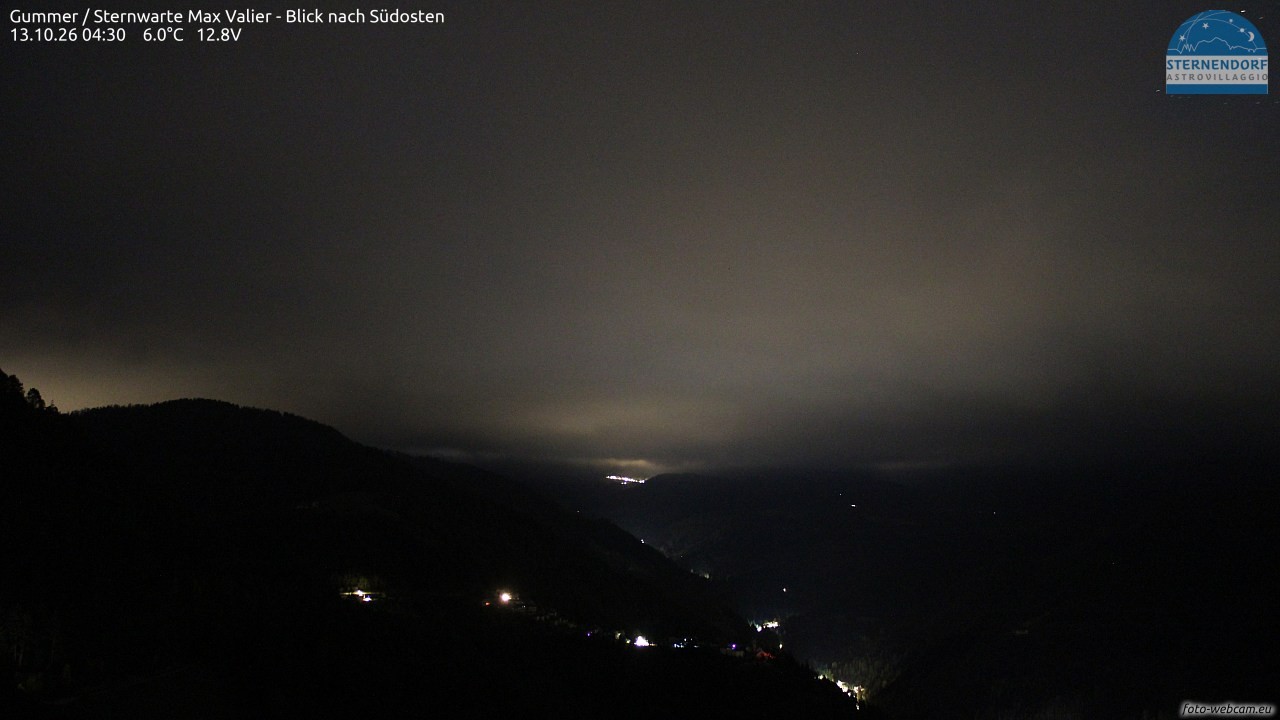 Archiv Foto Webcam Gummer - Sternwarte Max Valier
