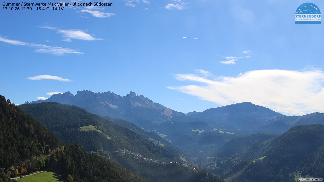 Archiv Foto Webcam Gummer - Sternwarte Max Valier