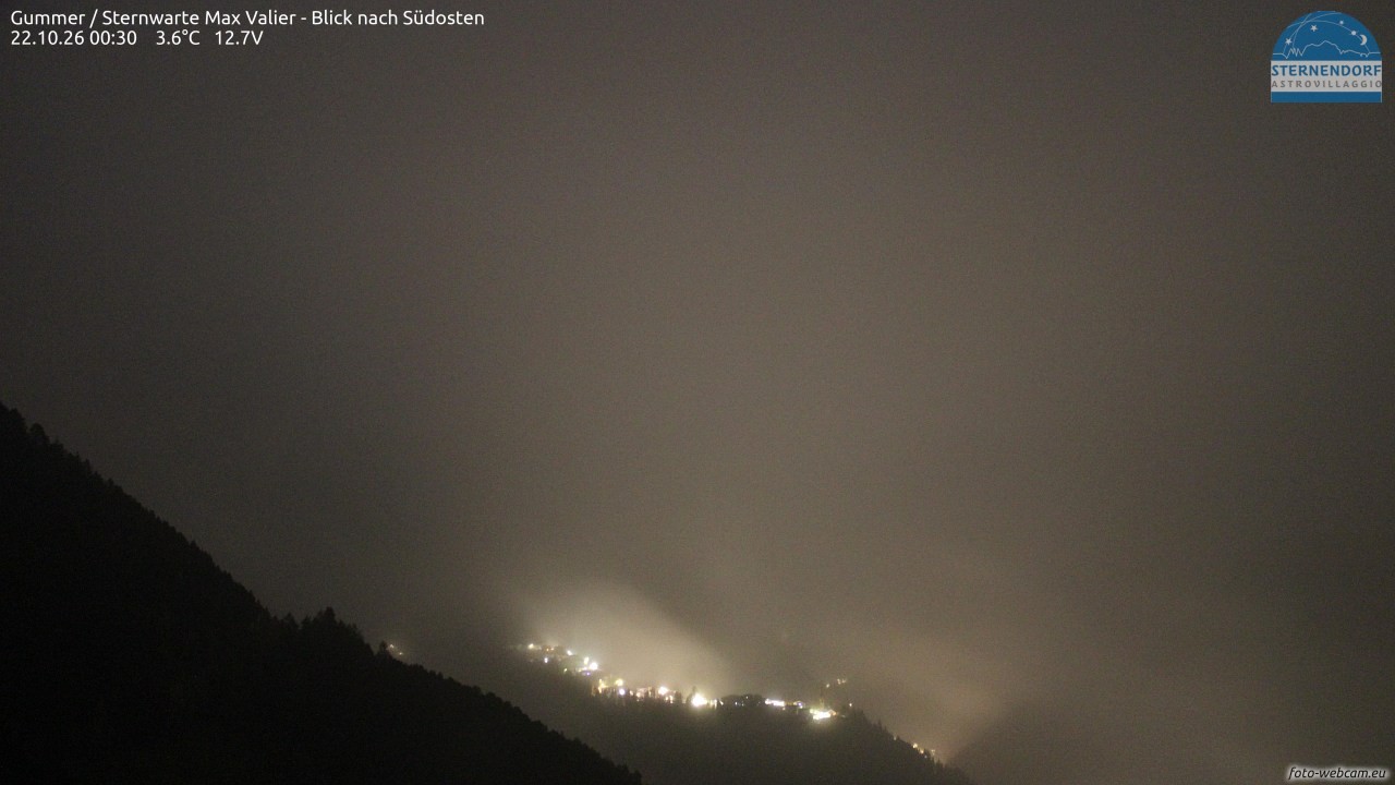 Archiv Foto Webcam Gummer - Sternwarte Max Valier