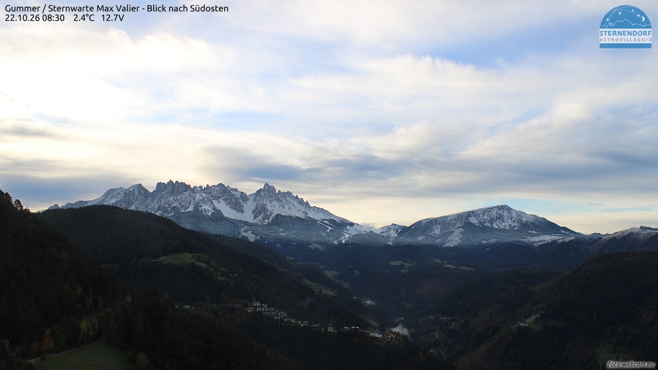 Archiv Foto Webcam Gummer - Sternwarte Max Valier