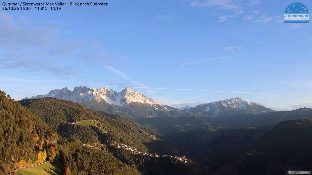 Archiv Foto Webcam Gummer - Sternwarte Max Valier