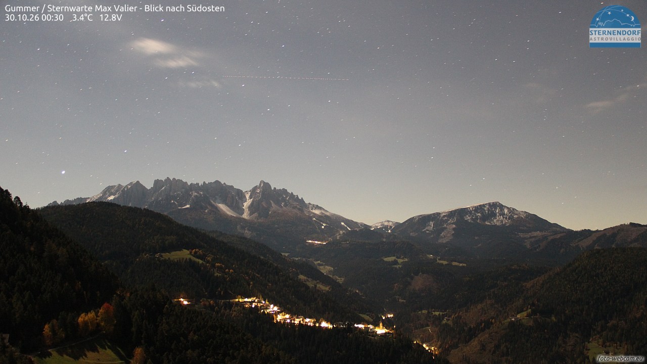 Archiv Foto Webcam Gummer - Sternwarte Max Valier