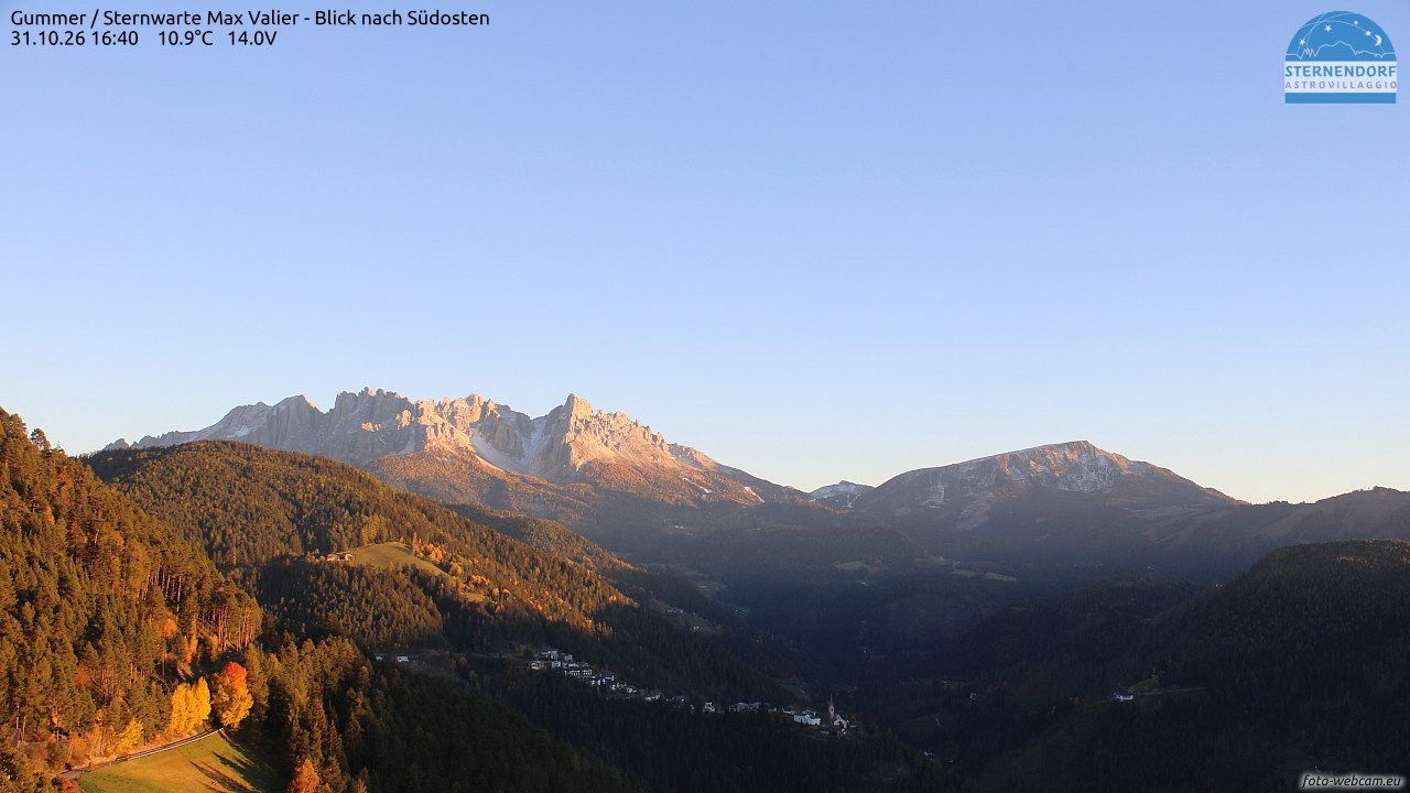 Archiv Foto Webcam Gummer - Sternwarte Max Valier