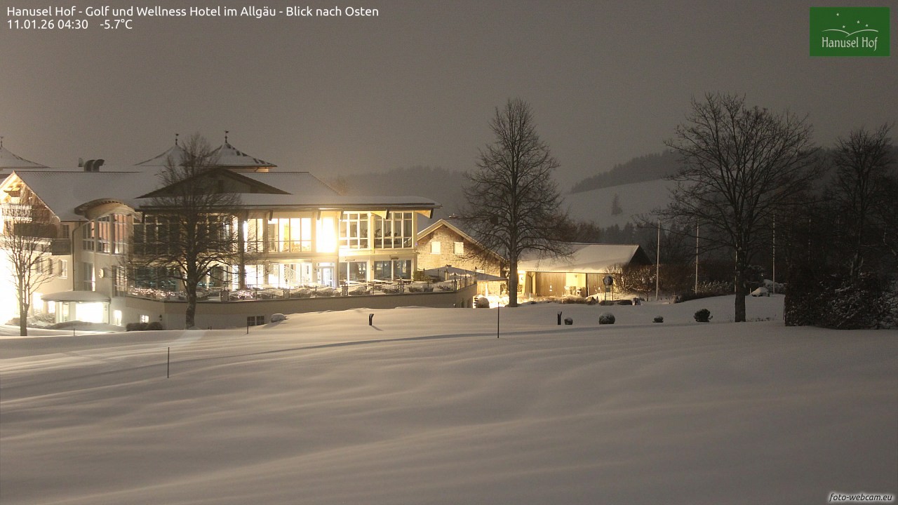 Archiv Foto Webcam Hanusel Hof - Golf und Wellness Hotel - Allgäu