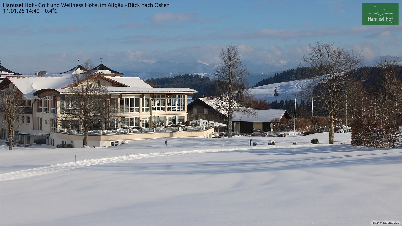 Archiv Foto Webcam Hanusel Hof - Golf und Wellness Hotel - Allgäu