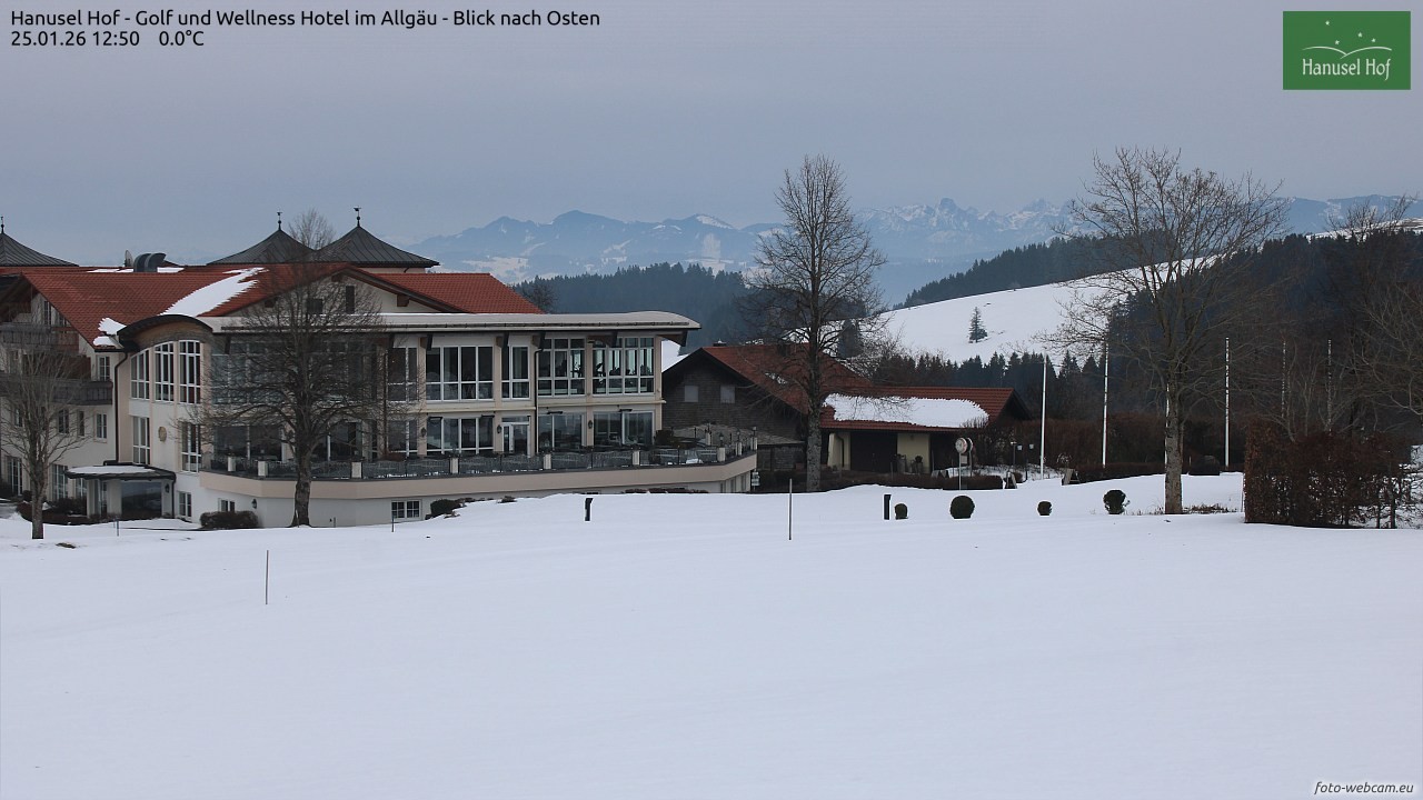 Archiv Foto Webcam Hanusel Hof - Golf und Wellness Hotel - Allgäu