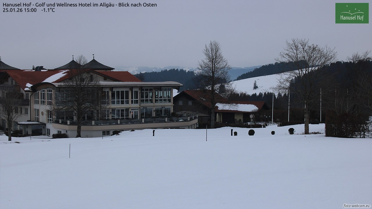 Archiv Foto Webcam Hanusel Hof - Golf und Wellness Hotel - Allgäu