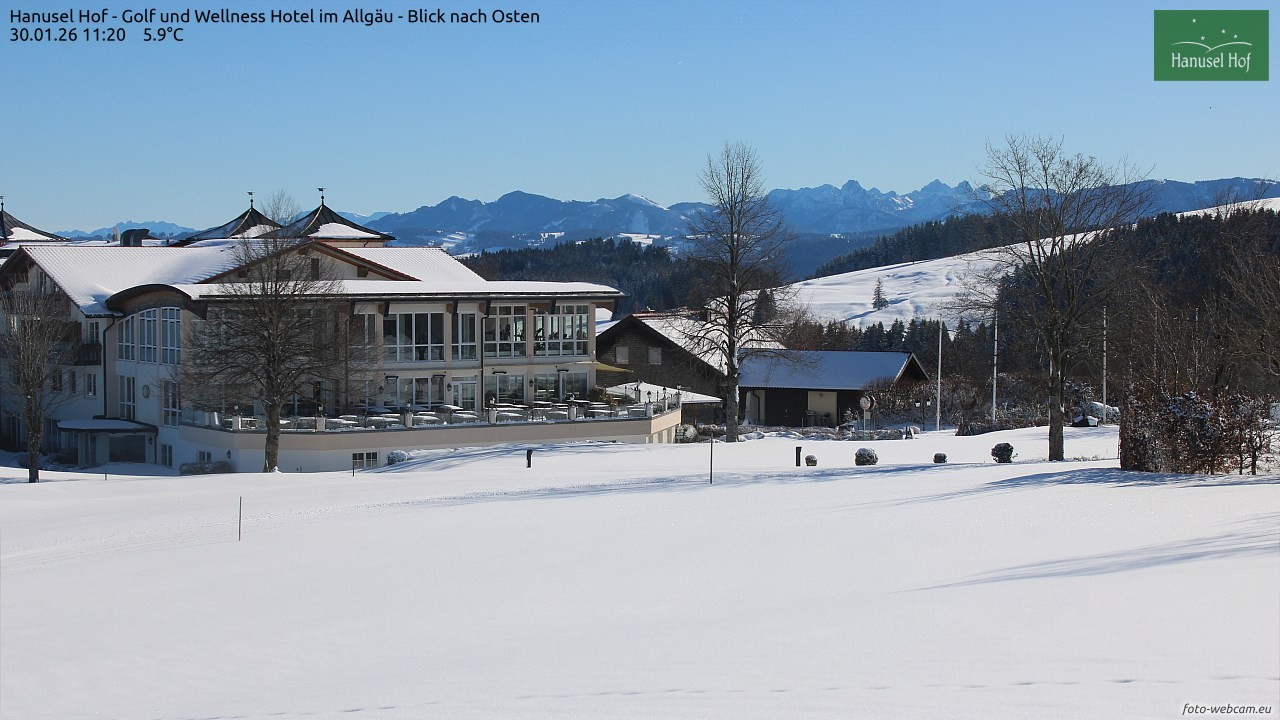 Archiv Foto Webcam Hanusel Hof - Golf und Wellness Hotel - Allgäu