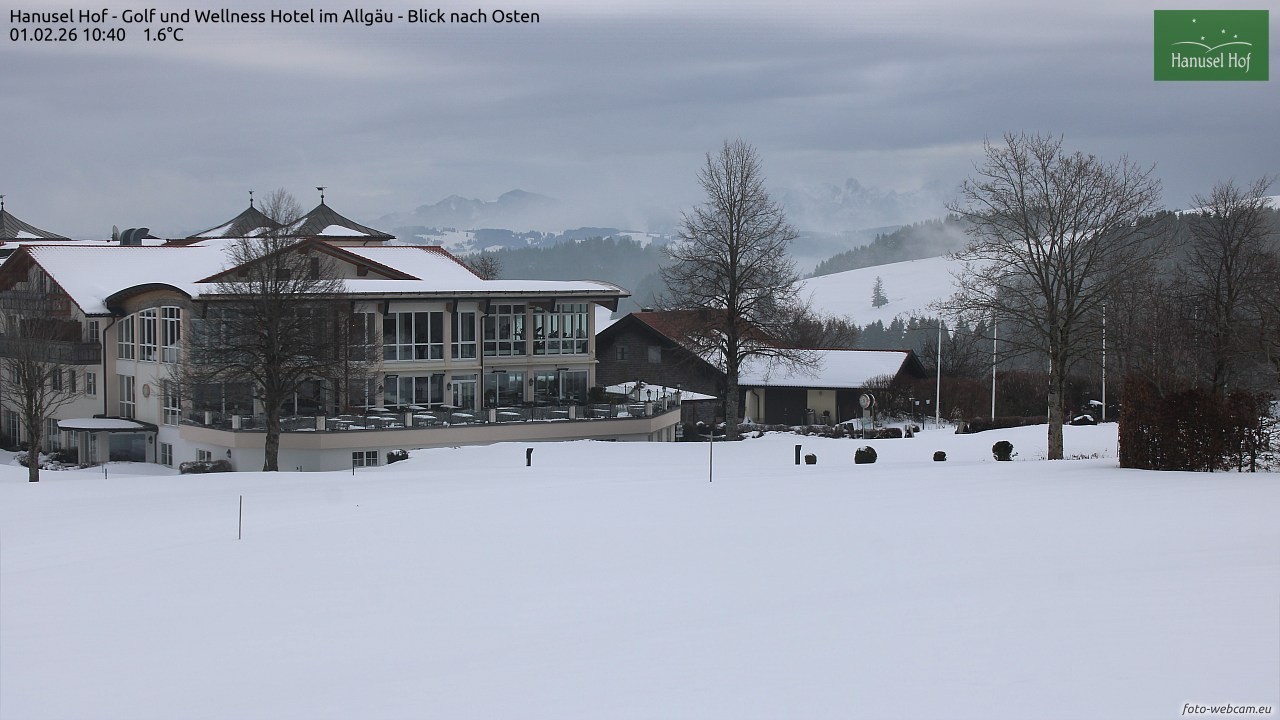 Archiv Foto Webcam Hanusel Hof - Golf und Wellness Hotel - Allgäu