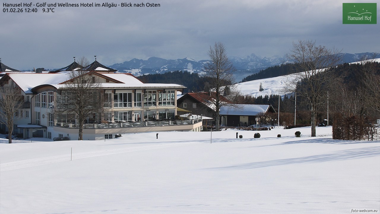 Archiv Foto Webcam Hanusel Hof - Golf und Wellness Hotel - Allgäu