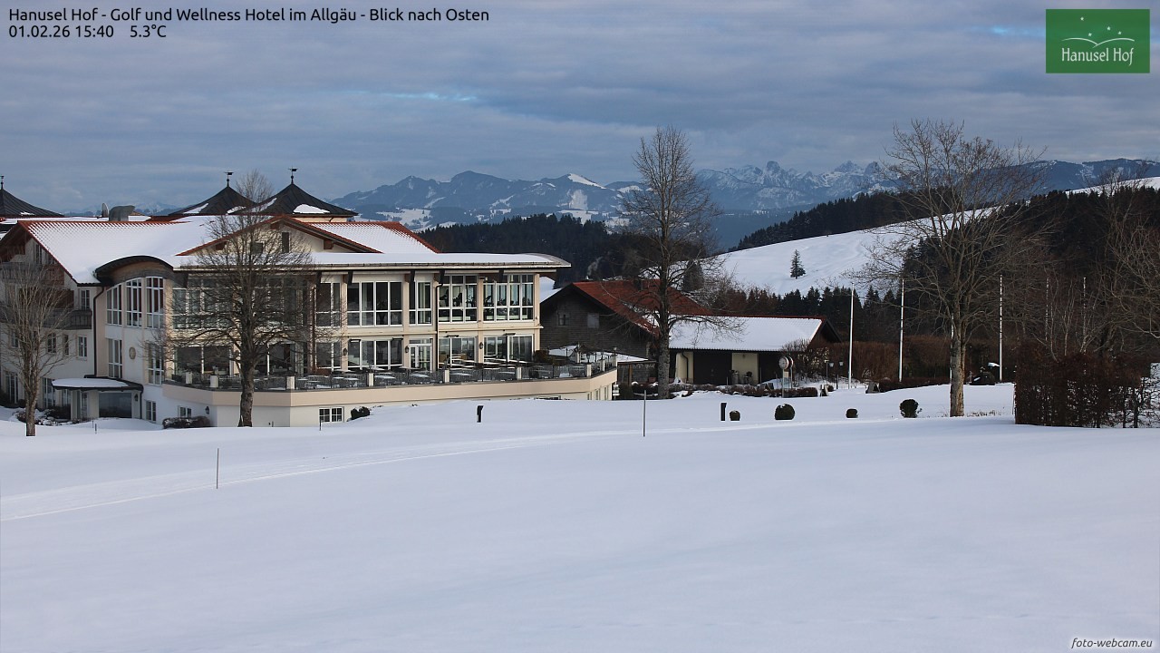Archiv Foto Webcam Hanusel Hof - Golf und Wellness Hotel - Allgäu