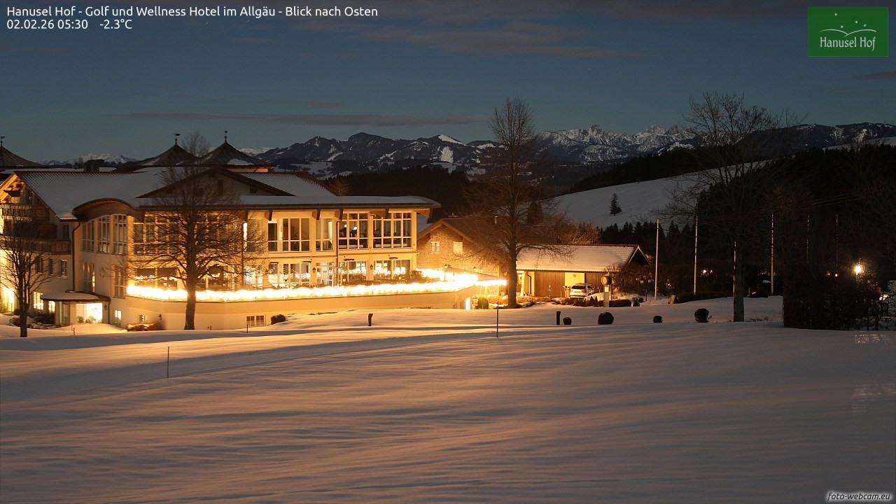 Archiv Foto Webcam Hanusel Hof - Golf und Wellness Hotel - Allgäu