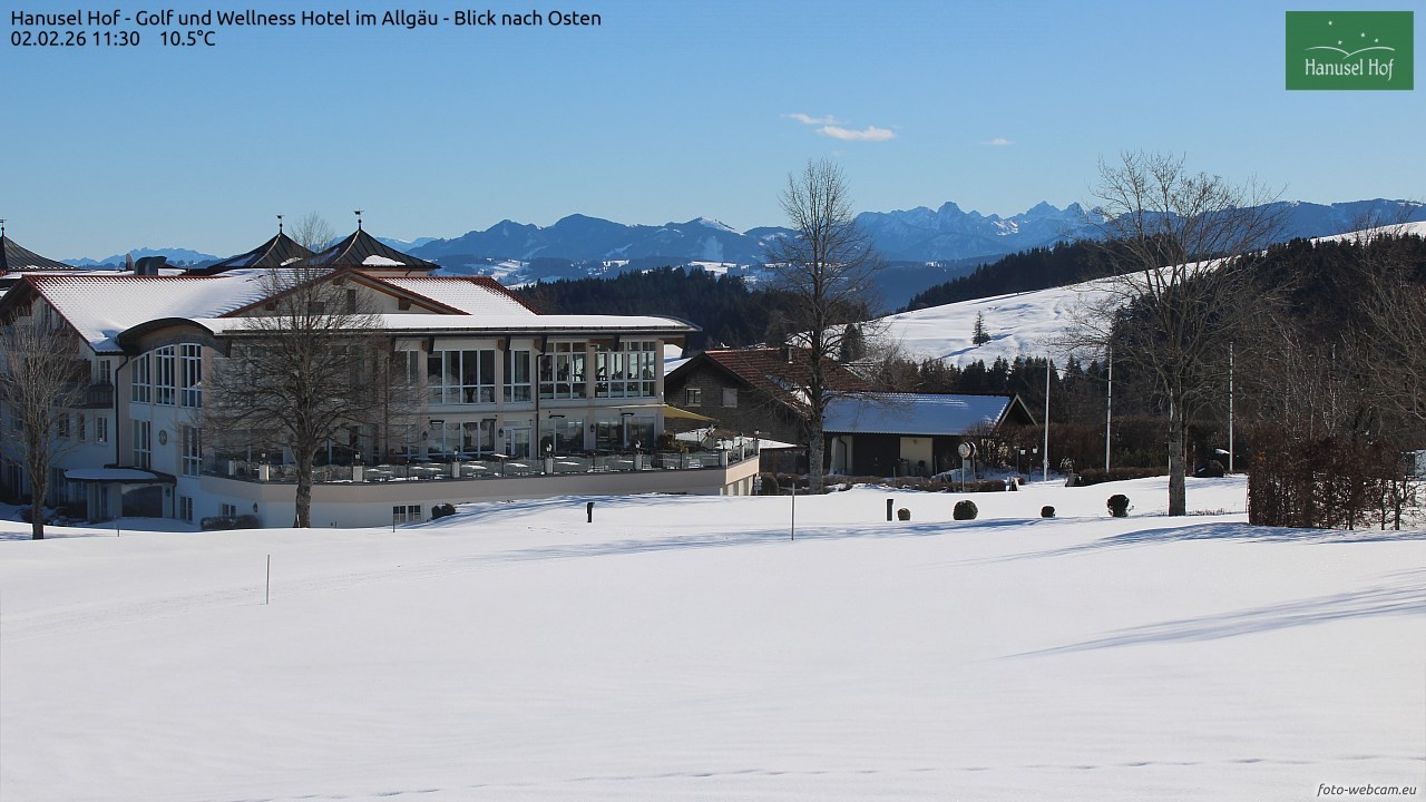Archiv Foto Webcam Hanusel Hof - Golf und Wellness Hotel - Allgäu