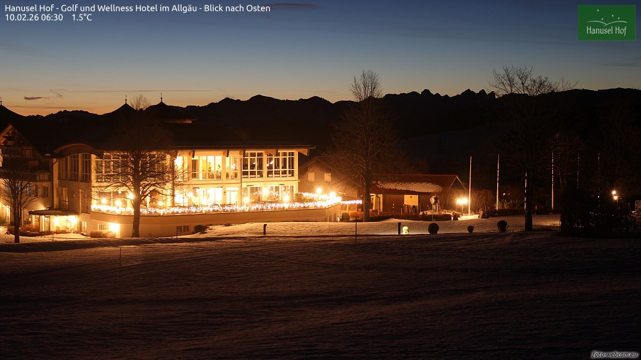 Archiv Foto Webcam Hanusel Hof - Golf und Wellness Hotel - Allgäu