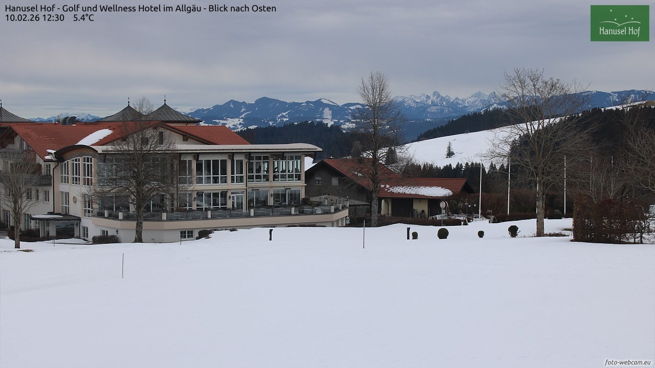 Archiv Foto Webcam Hanusel Hof - Golf und Wellness Hotel - Allgäu
