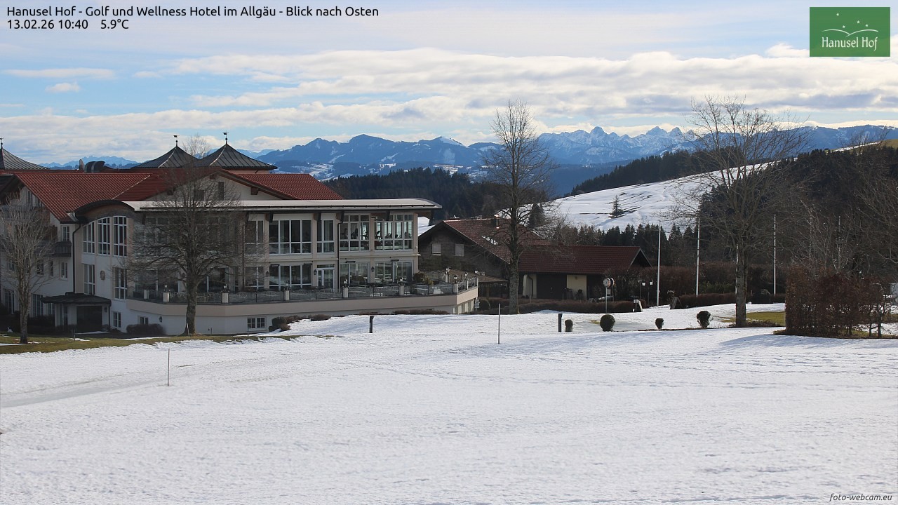Archiv Foto Webcam Hanusel Hof - Golf und Wellness Hotel - Allgäu