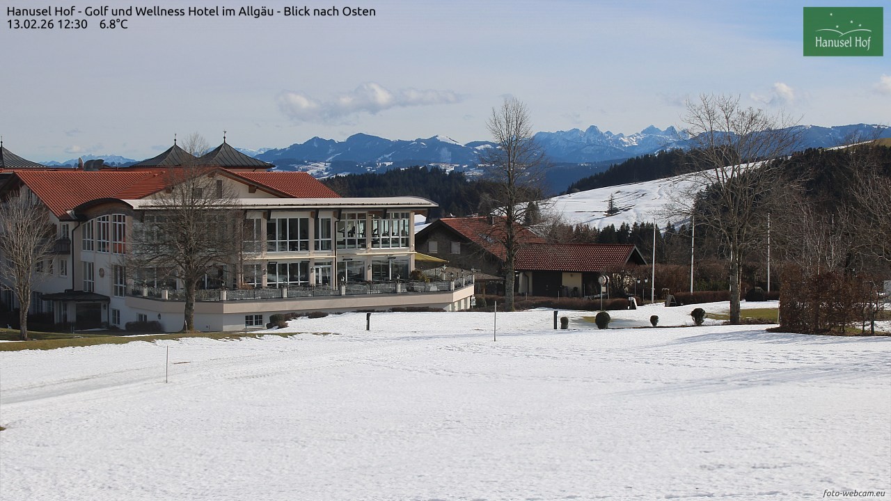 Archiv Foto Webcam Hanusel Hof - Golf und Wellness Hotel - Allgäu