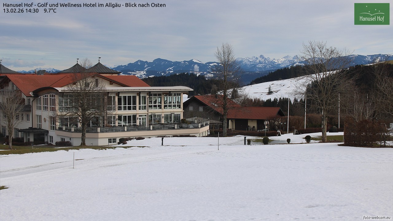 Archiv Foto Webcam Hanusel Hof - Golf und Wellness Hotel - Allgäu