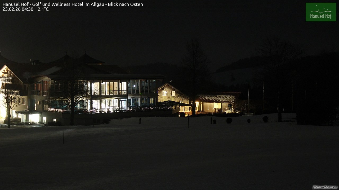 Archiv Foto Webcam Hanusel Hof - Golf und Wellness Hotel - Allgäu