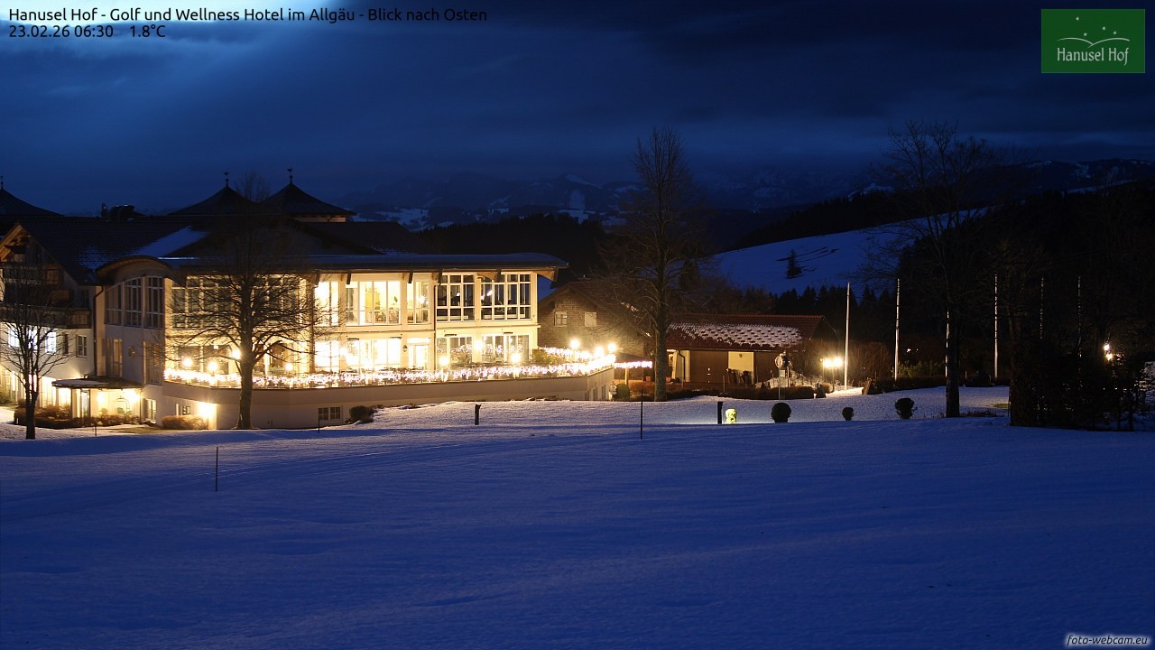 Archiv Foto Webcam Hanusel Hof - Golf und Wellness Hotel - Allgäu