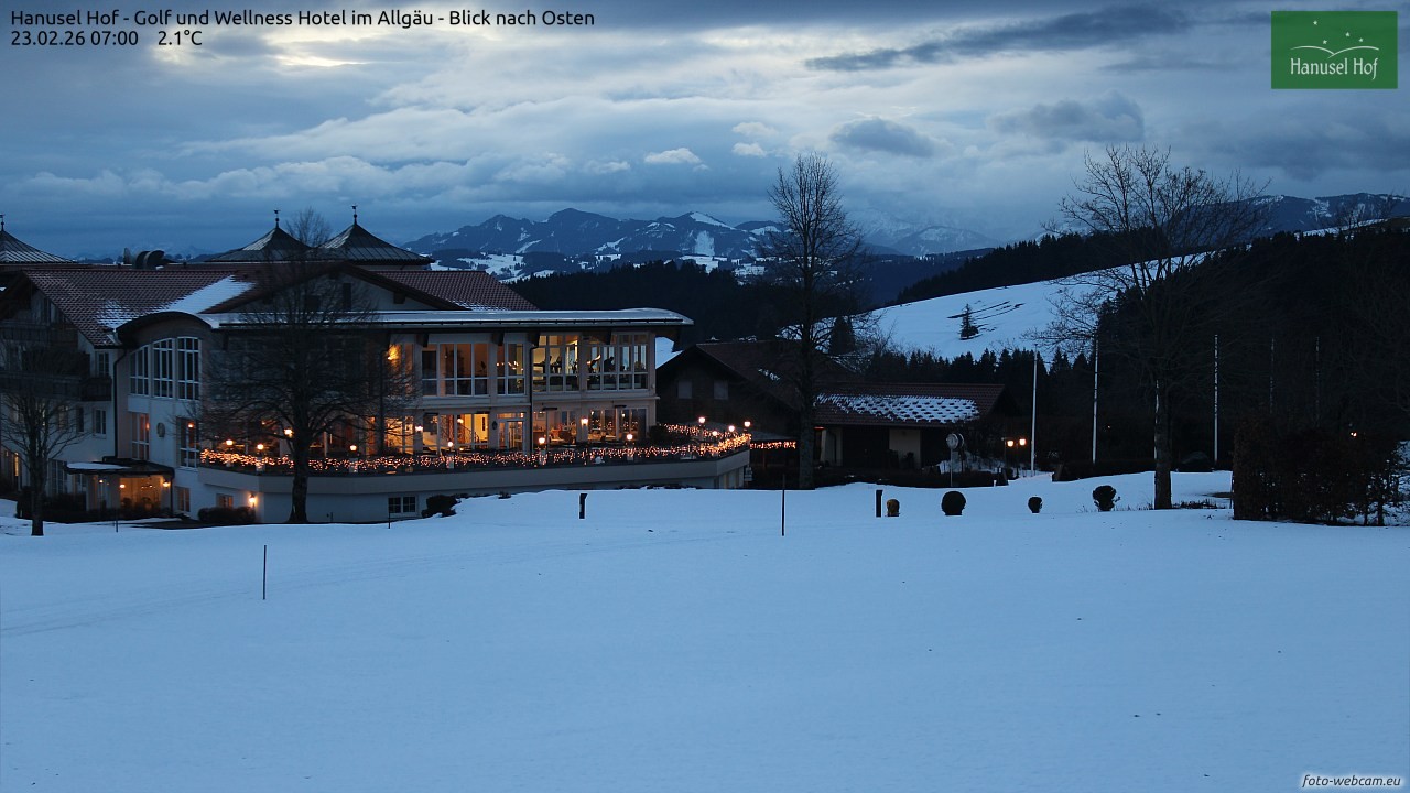 Archiv Foto Webcam Hanusel Hof - Golf und Wellness Hotel - Allgäu