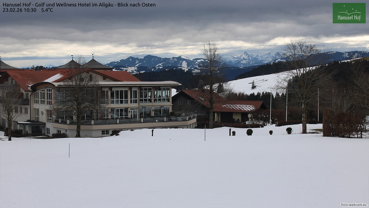 Archiv Foto Webcam Hanusel Hof - Golf und Wellness Hotel - Allgäu