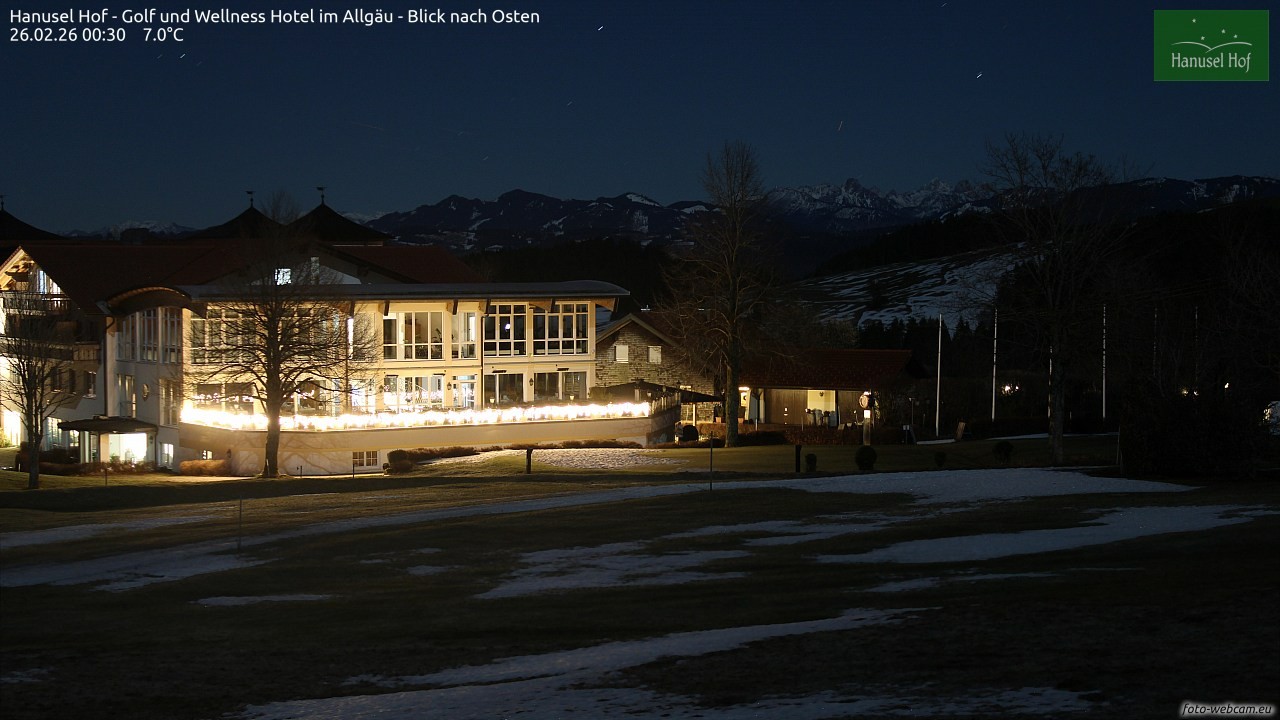 Archiv Foto Webcam Hanusel Hof - Golf und Wellness Hotel - Allgäu